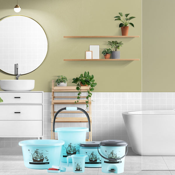 Plastic Bathroom Accessories Set