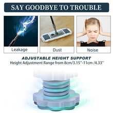 Adjustable Anti-Vibration Washing Machine Support Stand – Non-Slip PVC Lifting Stand (4 Pc Set)