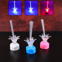 Multi-Color LED Fiber Optic Flower Night Lamps (Mix Color / 3 Pc)
