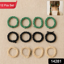 Braided Elastic Hair Bands Set