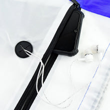 Drawstring Gym Bag with Zipper Pocket and Earphone Port (38x33 cm / 1 Pc)