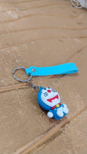 Cute Cartoon Silicone 3D Key Chain with Metal Hook & Strap (Pack of 1 / Mix Design)